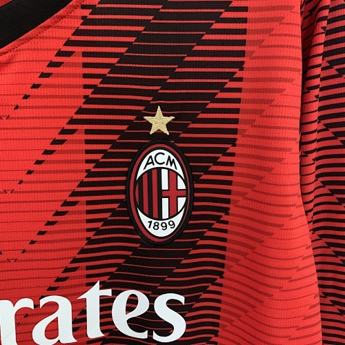 Camiseta AC Milan 2020/21 Local Manga Larga - vista frontal