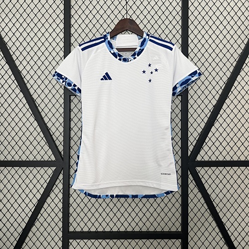 Camiseta Cruzeiro 2024/25 Visita Mujer — vista frontal