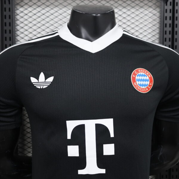 Camiseta FC Bayern München 1998 Retro Arquero Manga Larga - detalle