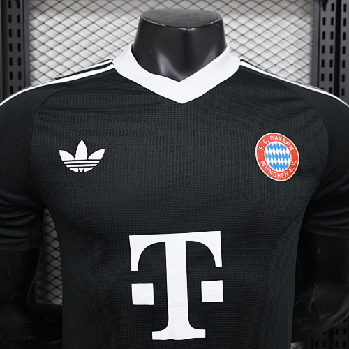 Camiseta FC Bayern München 1998 Retro Arquero Manga Larga - detalle