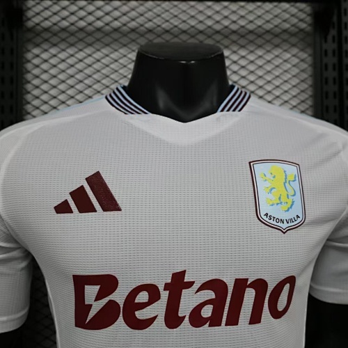 Camiseta Aston Villa 2023/24 Visita Versión Jugador - detalle