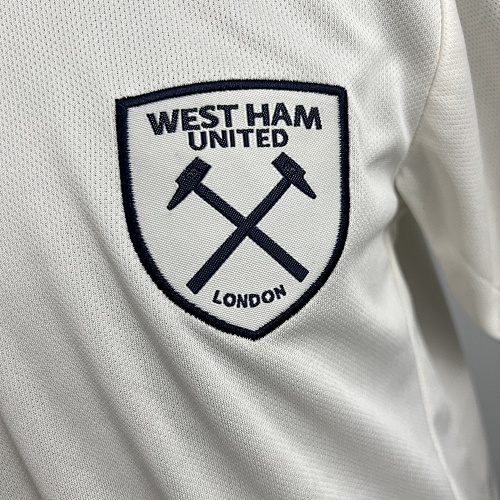 Camiseta West Ham United 2023/24 Visita Niño - detalle