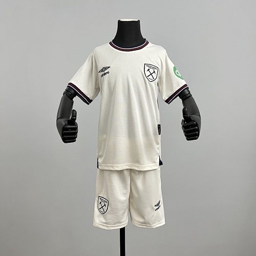 Camiseta West Ham United 2023/24 Visita Niño - vista frontal