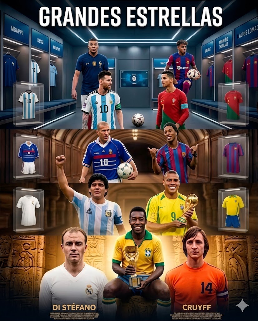 venta de camisetas de futbolistas famosos del mundo