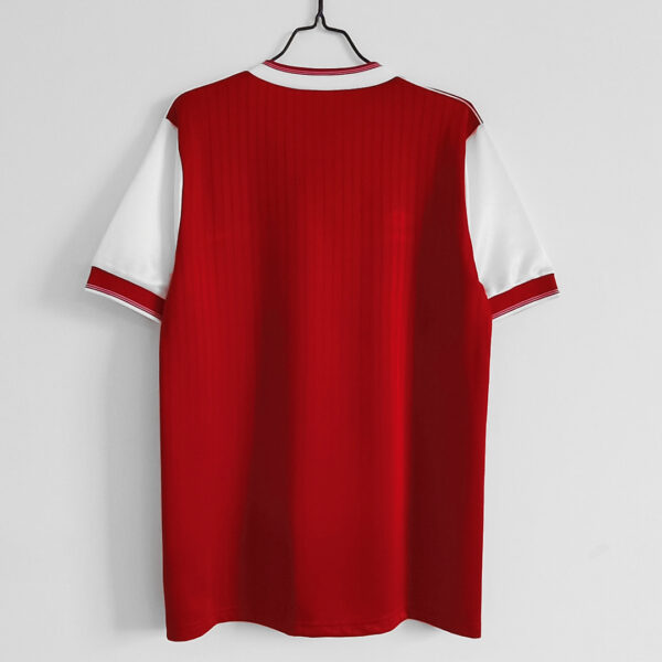 Camiseta Arsenal 1986 Retro Local - detalle escudo