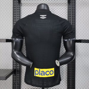 Camiseta Santos FC 2012/2013 Retro Negra Manga Larga - vista frontal