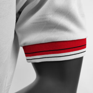 Camiseta Manchester United 1993 Retro Visita - detalle escudo