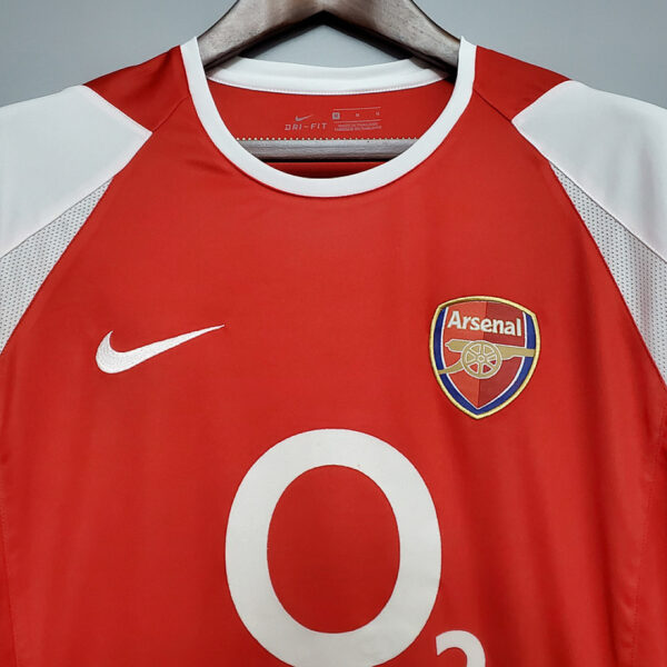 Camiseta Arsenal 2003/2004 Retro Local - vista frontal
