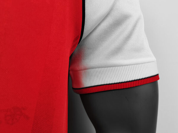 Camiseta Arsenal 1986/88 Retro Local - detalle escudo cañon