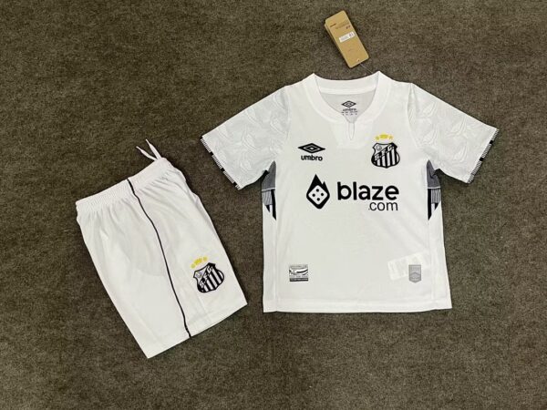 Camiseta Santos 2025/2026 Visita - detalle escudo