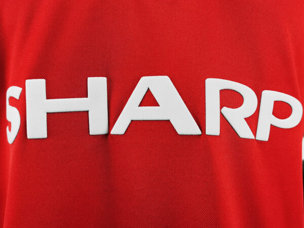 Camiseta Manchester United 1983 Retro Local - vista trasera