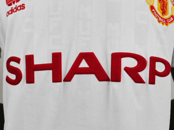Camiseta Manchester United 1990 Retro Local - vista trasera