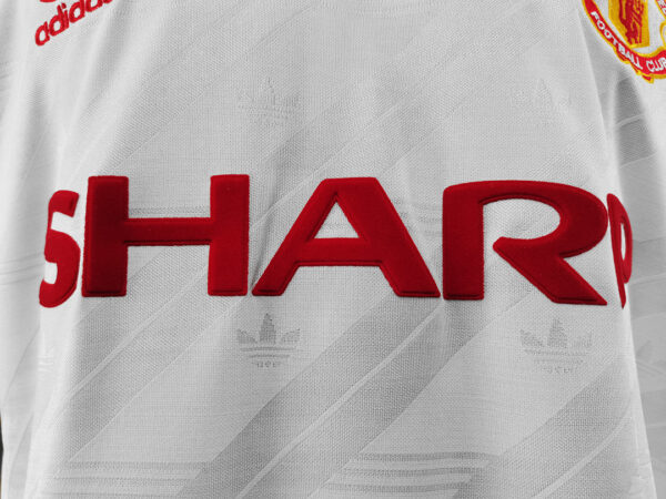 Camiseta Manchester United 1993 Retro Visita - vista trasera