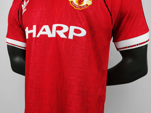 Camiseta Manchester United 1986 Retro Local - vista trasera