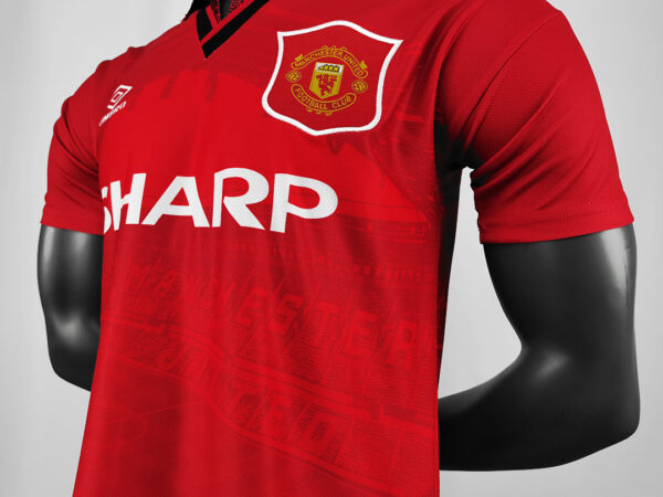 Camiseta Manchester United 1992-1994 Local - vista trasera