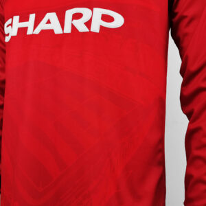 Camiseta Manchester United 1999 Retro Local Manga Larga - detalle escudo