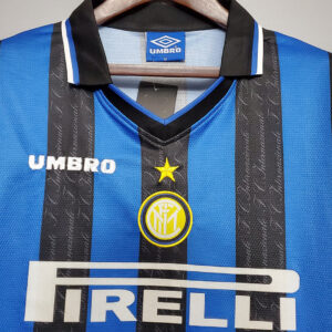Camiseta Inter de Milán 1997/98 Local Retro - vista trasera