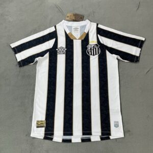 Camiseta Santos 2025/2026 Visita - detalle escudo