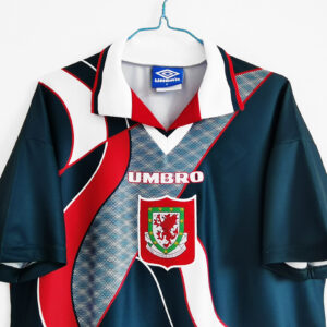 Camiseta Gales 1990-1992 Retro Local - detalle cuello