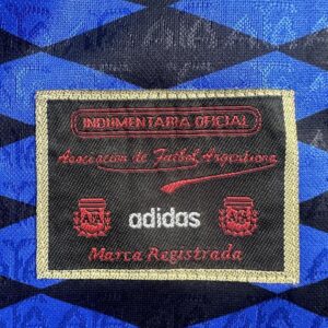 Camiseta Argentina 1994 Retro Visita Manga Larga - detalle
