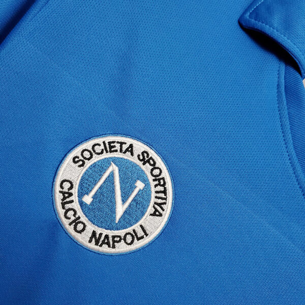 Camiseta Napoli 1988 Retro Local - detalle