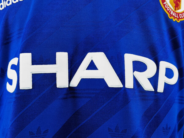 Camiseta Manchester United 1985 Local - detalle cuello