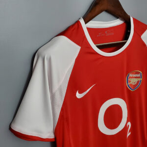 Camiseta Arsenal 2003/2004 Retro Local - detalle