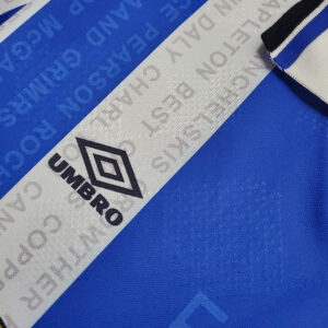 Camiseta Arsenal 2002-2004 Retro Visita - detalle hombro izquierdo