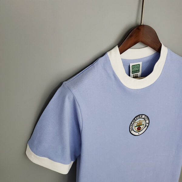 Camiseta Manchester City Retro Local - detalle espalda