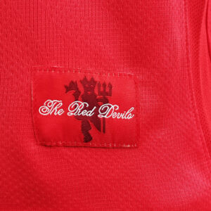 Camiseta Manchester United 2007/2008 Retro Local - detalle