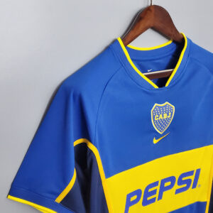 Camiseta Boca Juniors 1997/1998 Retro Pepsi - detalle superior