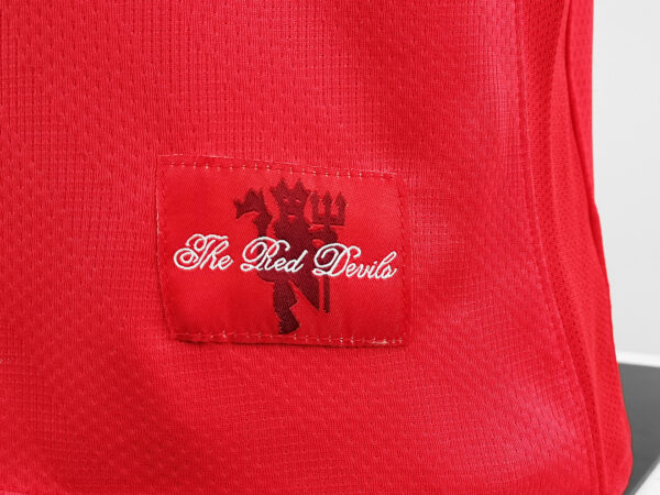 Camiseta Manchester United 2007/2008 Retro Local - detalle