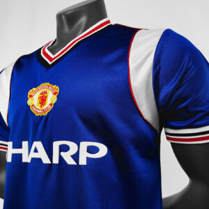 Camiseta Manchester United 1994/96 Visita - detalle cuello