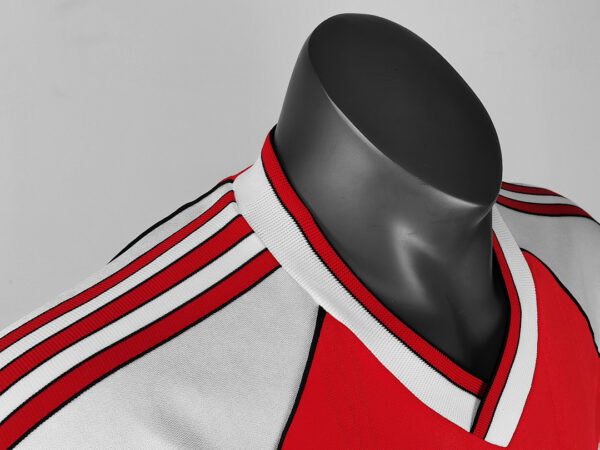 Camiseta Arsenal 1990 Retro Local - detalle frontal