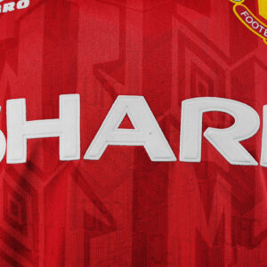 Camiseta Manchester United 1994/96 Local Retro - detalle cuello