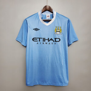 Camiseta Manchester City 2000 Retro Local - detalle