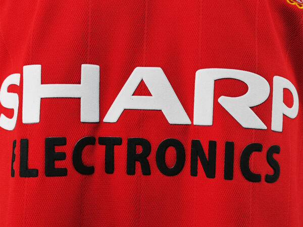 Camiseta Manchester United 1990/92 Local Retro - detalle cuello