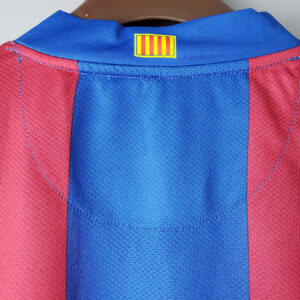 Camiseta FC Barcelona 2007/2008 Retro Local - detalle del patrocinador UNICEF