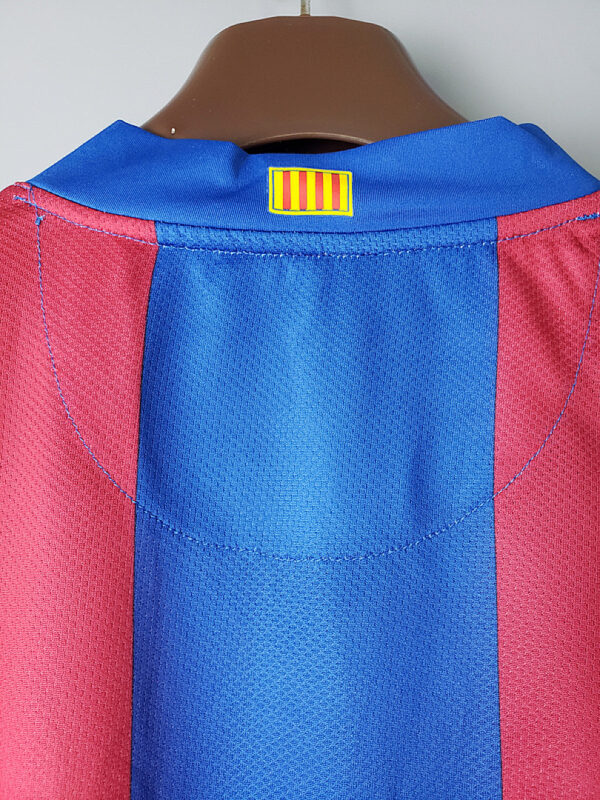 Camiseta FC Barcelona 2007/2008 Retro Local - detalle del patrocinador UNICEF