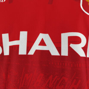 Camiseta Manchester United 1992-1994 Local - detalle cuello