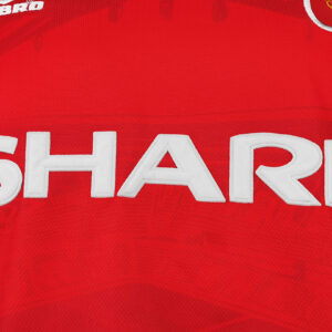 Camiseta Manchester United 1999 Retro Local Manga Larga - detalle logo Umbro
