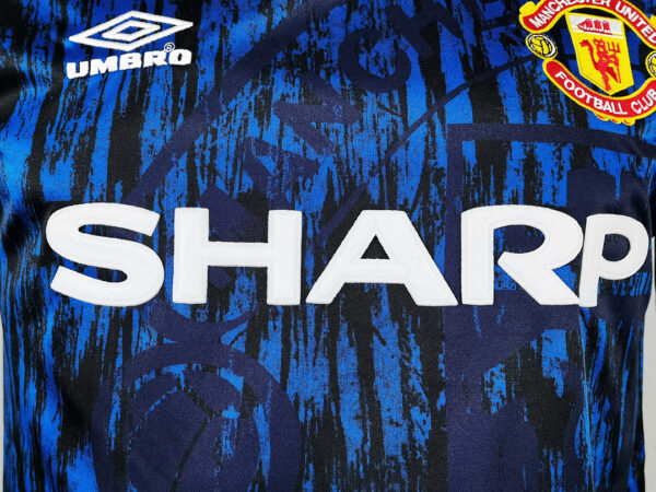 Camiseta Manchester United 1994 Retro Visita - detalle