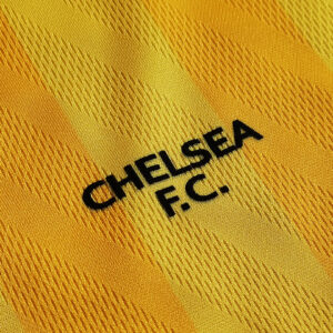 Camiseta Chelsea 1997/98 Retro Visita - detalle sponsor Coors