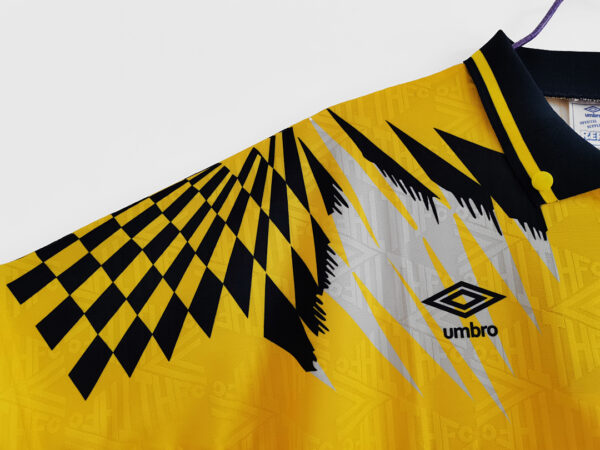 Camiseta Tottenham Hotspur 1990 Retro Local - detalle cuello
