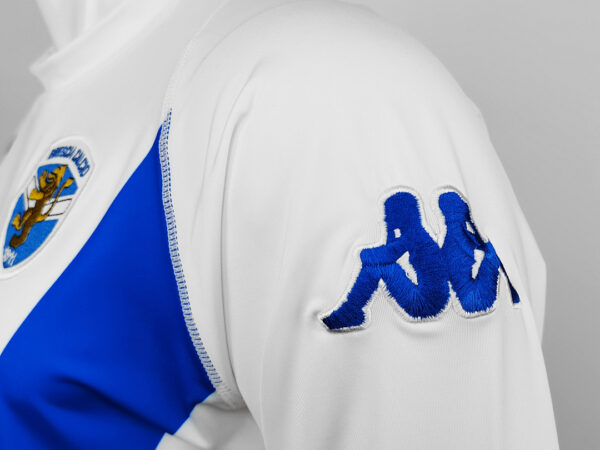 Camiseta AC Milan 2009-2010 Retro Visita Manga Larga - detalle