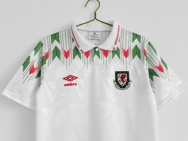 Camiseta Holanda 1990/1992 Retro Local - detalle patrón verde