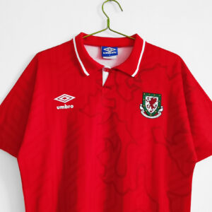 Camiseta Gales 1990/1992 Visita Retro - detalle