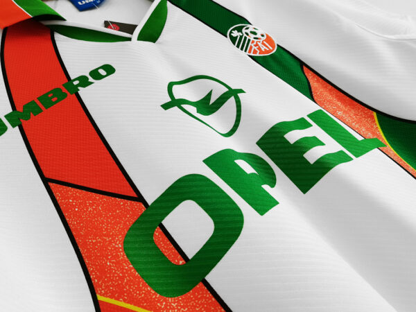 Camiseta Irlanda 1992/1994 Retro Visita - detalle