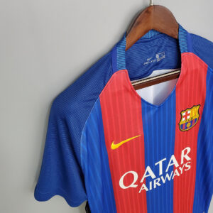 Camiseta FC Barcelona 2015/16 Retro Local - detalle swoosh y rayas