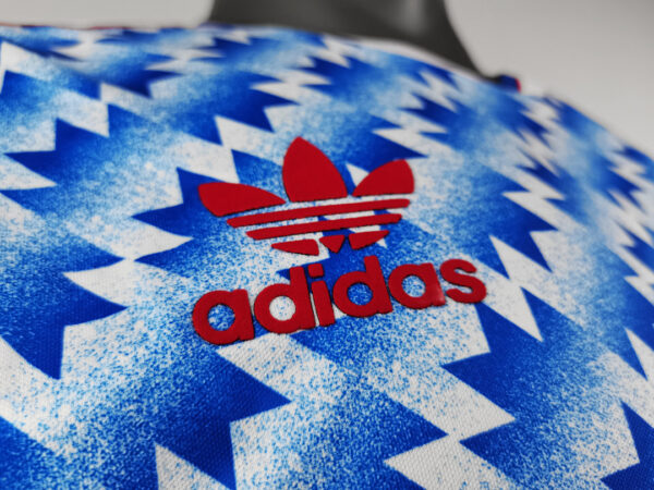 Camiseta Manchester United 1990/92 Retro Visitante - detalle patrón